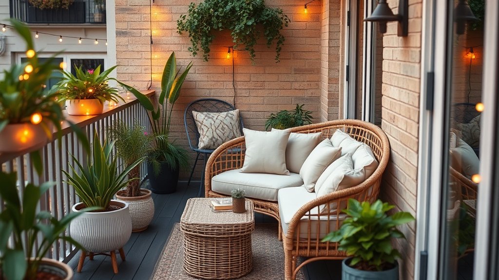 Creëer een knus en stijlvol balkon met deze praktische tips